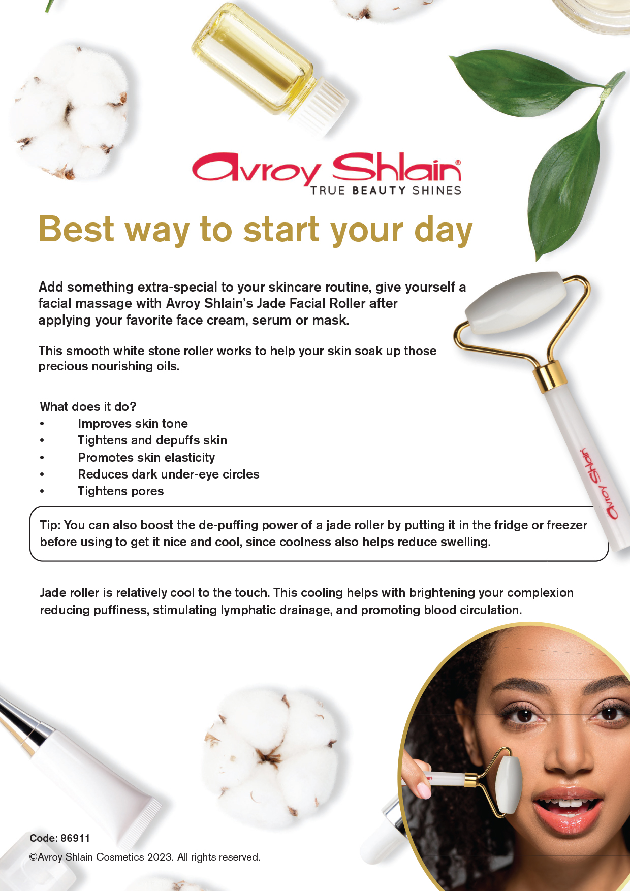 Avroy Shlain's Jade Facial Roller