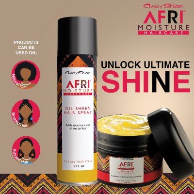 Afri Moisture® Hair Mayo and Oil Sheen Hair Spray