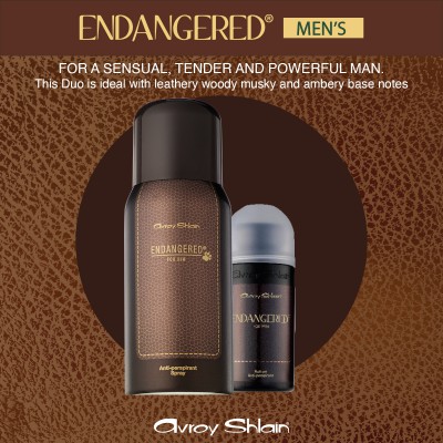 Endangered® For Him Deodorant Spray and Roll-on Anti-Perspirant