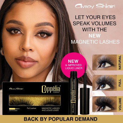 Coppélia® Colour Magnetic Volume Lashes and Black Liquid Liner Glue