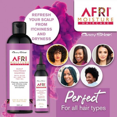 Afri Moisture® Scalp Treatment Shampoo and Anti-Flaking Treatment Oil