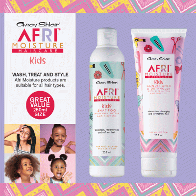 Afri Moisture® products are suitable for all hair types. 